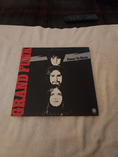 GRAND FUNK RAILROAD ~ LP vinyle Closer To Home ~ 1970 Capitol Records ...