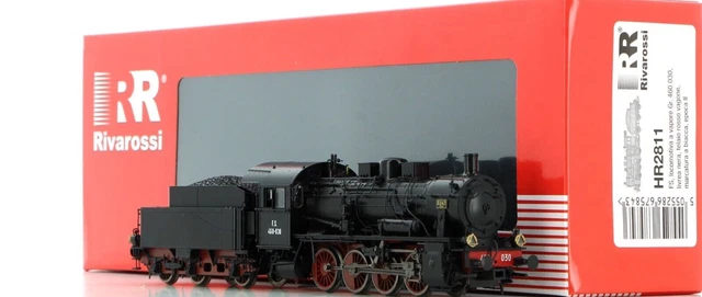 RIVAROSSI HR2811 FS Gr.460 Black Livery Red Frame Wagon, White Marking ...