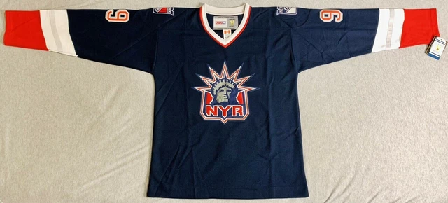 Maillot Vintage Rangers CCM Bleu - Hockey New York, Taille Homme LNH