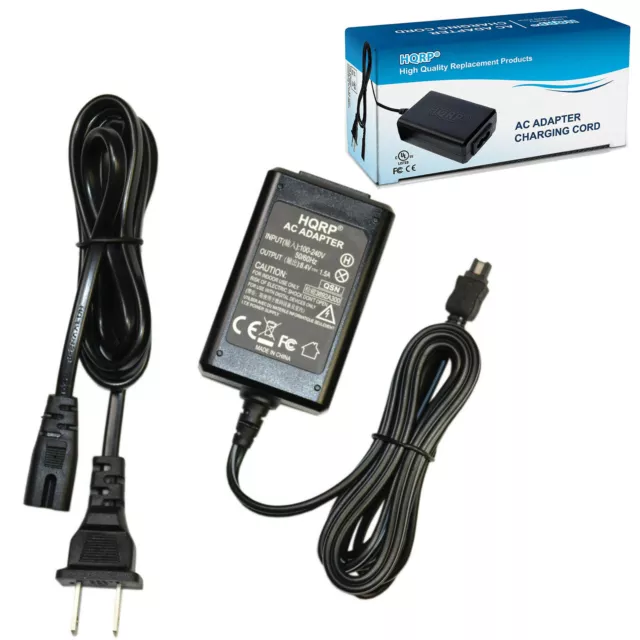 HQRP AC Adapter for Sony Handycam DCR-SR45 DCR-SR46 DCR-SR45E DCR-SR46E