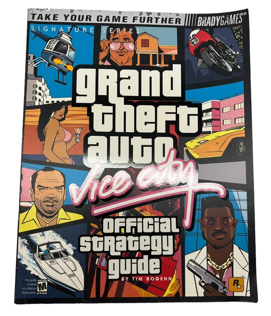 GRAND THEFT AUTO Vice City Official Strategy Guide NO Poster EUR 8,11