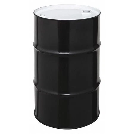 Zoro Select Cq3008 Closed Head Transport Drum, Steel, 30 Gal, Unlined, Black