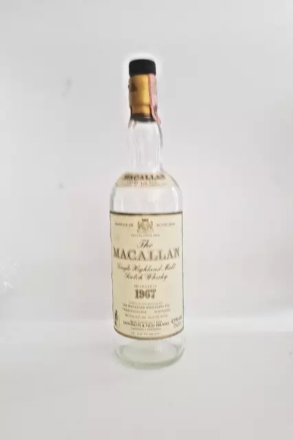 The Macallan 1967 18 Years Old Single Malt Whisky EMPTY Bottle (NO BOX)