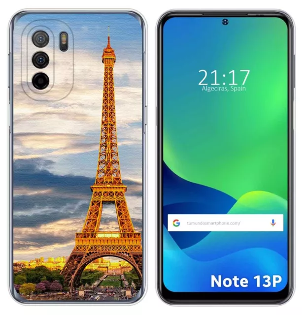 Coque Silicone pour Ulefone Note 13P Design Paris Dessins