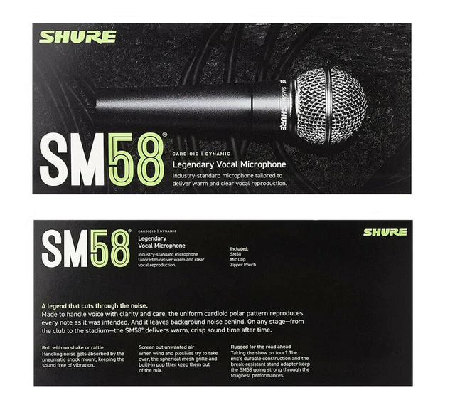 SHURE SM58S VOCAL Microphone with On/Off Switch US 49.21 PicClick