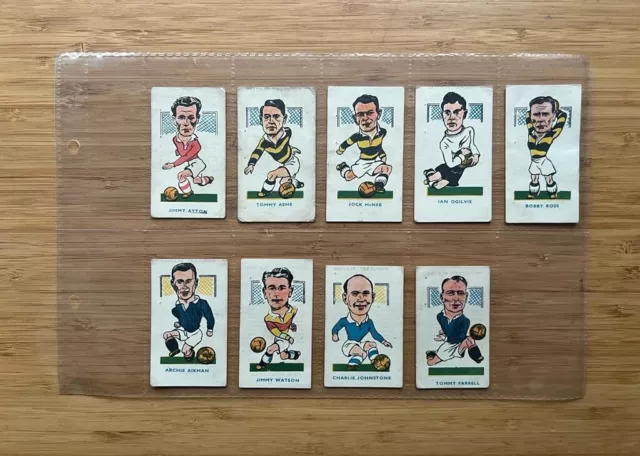 X9 Lot - 1951 Junior Pastimes - Football - Popular Players