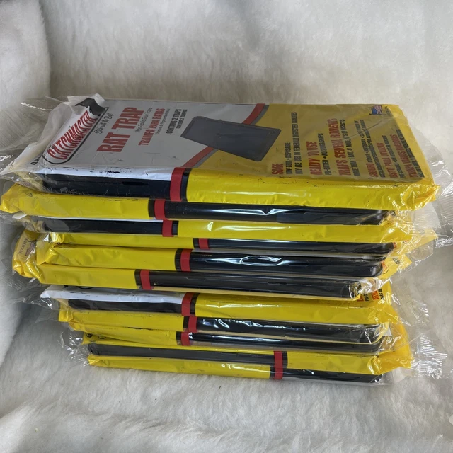 Catchmaster Professional Pack Rat Glue Traps 48R Glue traps 12 count Black