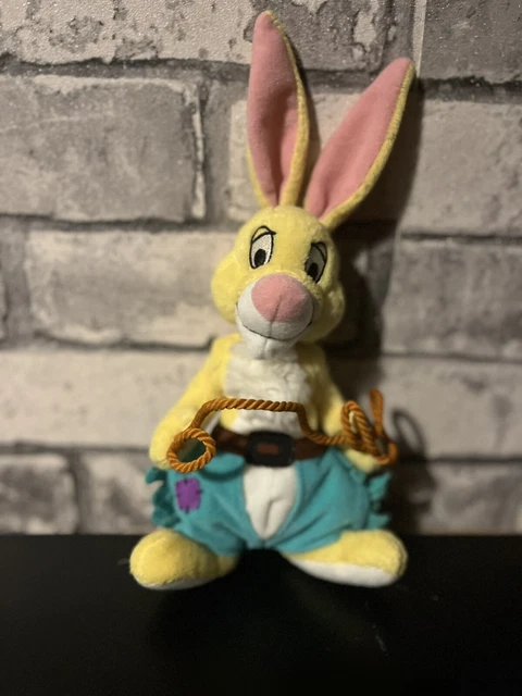 DISNEY WINNIE THE Pooh Star Bean Vintage Mattel Yippee Yay Rabbit Plush ...