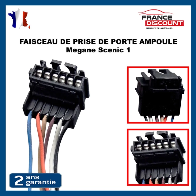 Fiche Réparation Faisceau Feu Plaque Arrière – Compatible Renault, Dacia, Nissan, Etc.