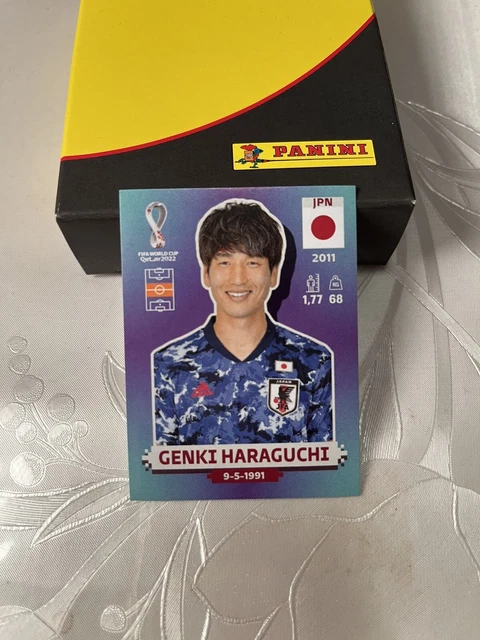 Panini FIFA Fussball-Weltmeisterschaft Katar 2022 Albumaufkleber - JPN11 Genki Haraguchi