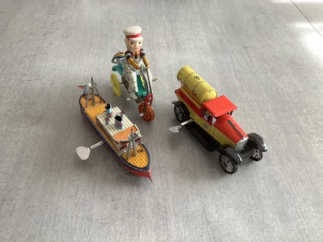 Lot De 3 Jouets À Clé Rééditions De Jouet Ancien Fonctionnent Bien