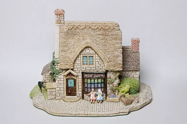 Lilliput Lane Penny Süßigkeiten aus Village Shops Serie Miniatur Cottage 1992