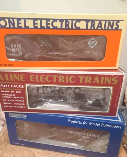 Train 027 Trains Lionel Boxcar K Line Texaco Tank Car Industrial PA MIXED LOT