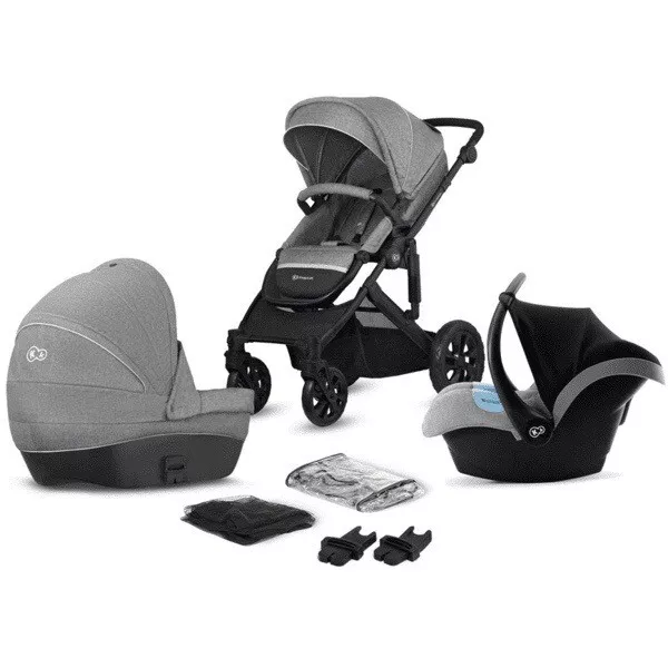 TRIO Passeggino Kinderkraft Prime Lite 3 in 1 grey