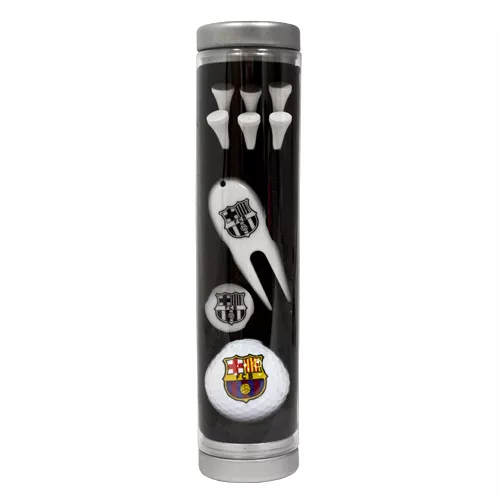 BARCELONA FC Golf Cadeau Tube. Golf Balle, Outil Divot