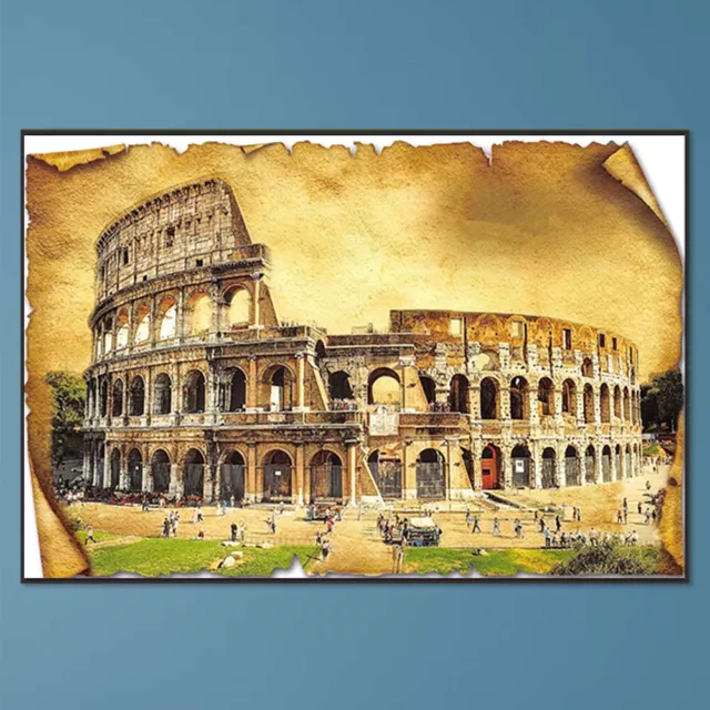 5D DIY Full Square Drill Partial AB Drill Diamond Painting Colosseum Kit 65x45cm