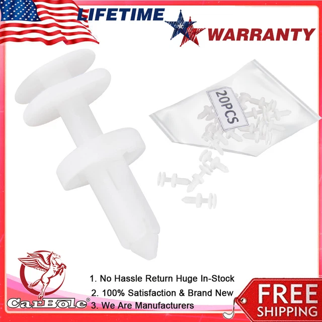 20 Pcs Retainer Clip Door Trim Panel Push Type for GM Truck Chevrolet K1500 2500
