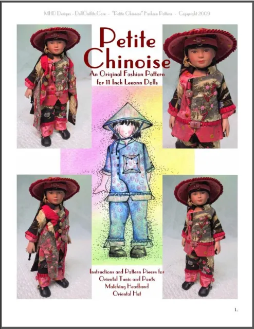 "Petite Chinoise" Fashion Pattern for 11" Leeann Dolls