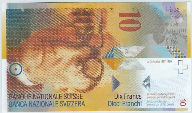 Schweiz / Switzerland 10 FRANKEN 2008 UNC.