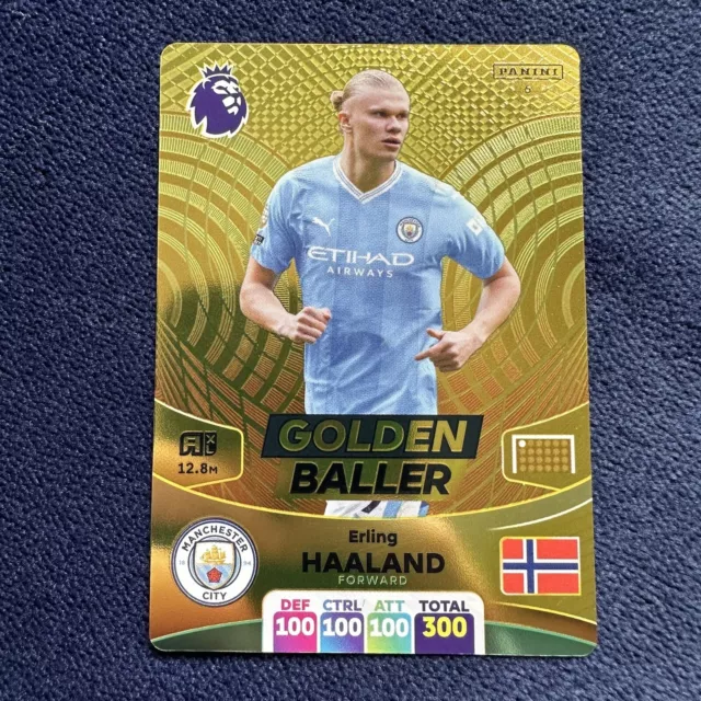 ERLING HAALAND GOLDEN BALLER card Adrenalyn XL 2024 Premier League Man