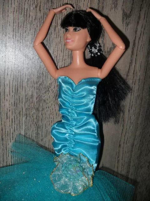 Ropa Vestido Fiesta Bailar Gitana para Muñeca Barbie Nuevo  (No incluye Muñeca)