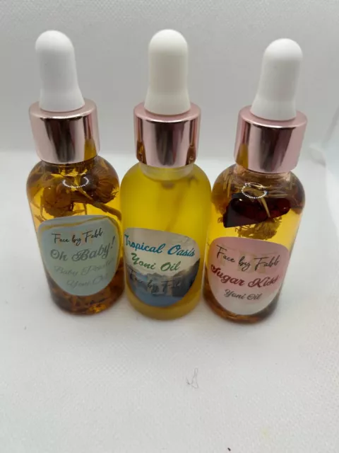 ¡Oh Bebé! Aceites Yoni Kiss Para Bebés, Oasis Tropical, Azúcar Kiss 🙂
