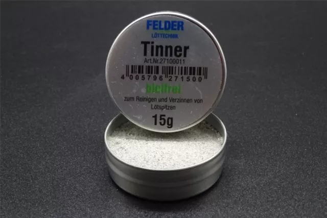 1x 15g Tinner Felder Lötspitzenreiniger + Verzinner Lötkolben bleifrei Löten