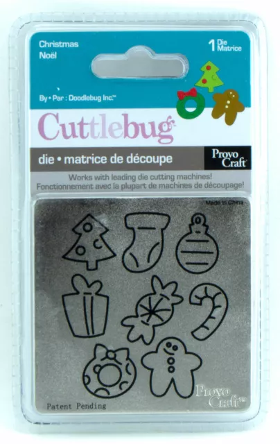 Provo Craft Cuttlebug Cutting Die Christmas Design
