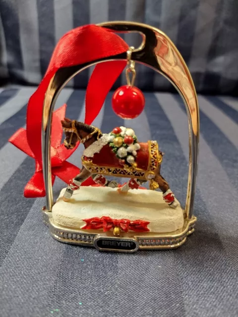 Breyer 2011 Christmas Stirrup Ornament No Box Great Condition