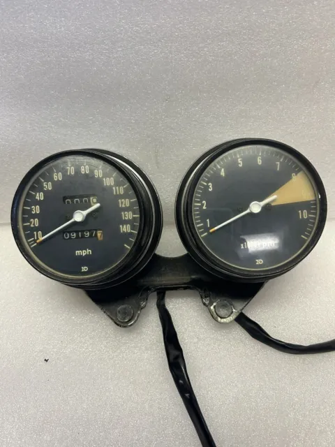 Nice!!! 1975 cb 750 K cb750k HONDA gauges speedometer tachometer 75 vintage 9k