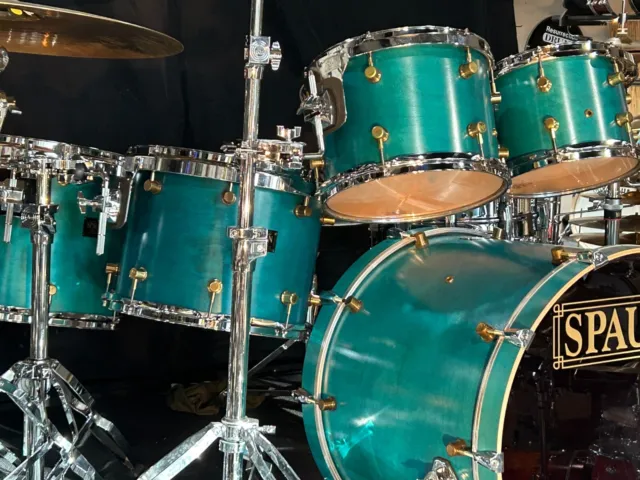 SPAUN Custom Series Drums in Teal Satin