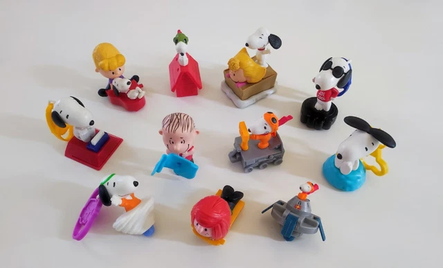 Snoopy Happy Meal McDonald's Toys Lotto 11 Figure