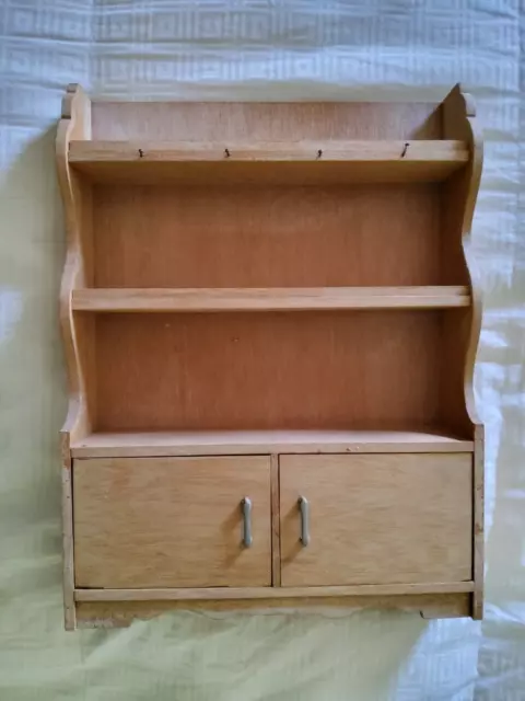 Vtg Wood Shelf Table Curio Shadow Knick Knack Display cabinet 14 1/2" X 10 1/2" Vtg Wood Shelf Table Curio Shadow Knick Knack Display cabinet 14 1/2" X 10 1/2"