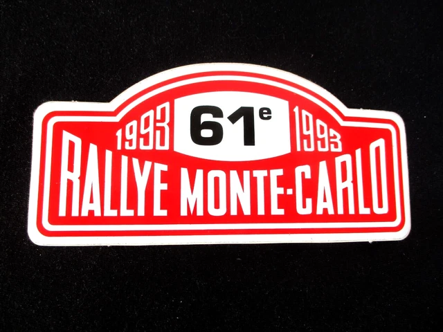 ADESIVO RADIO MONTE CARLO RMC STICKER AUTOCOLLANT 80s VINTAGE KLEBER