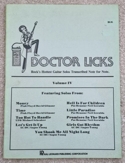 Doctor Licks Rock's Hottest Guitar Solos Transcribed (Volumes 1, 2, 3, 4 and 7)