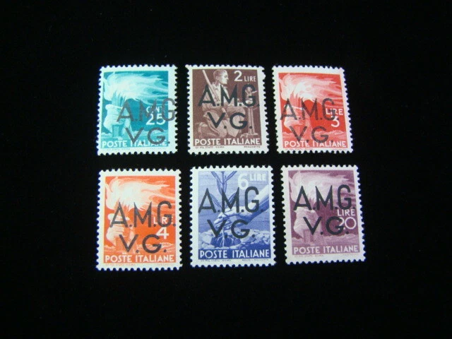 Italy A.M.G. Scott #1LN14-1LN19 Set Mint Never Hinged