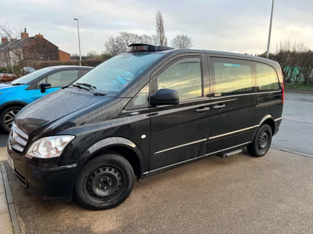 Mercedes Vito 113 black taxi one owner from new with lots of history