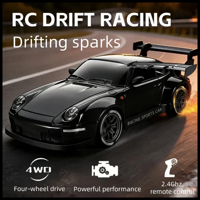 1: 24 RC Remote Control Car 4WD High-speed Drift Racing Car 2.4G ...