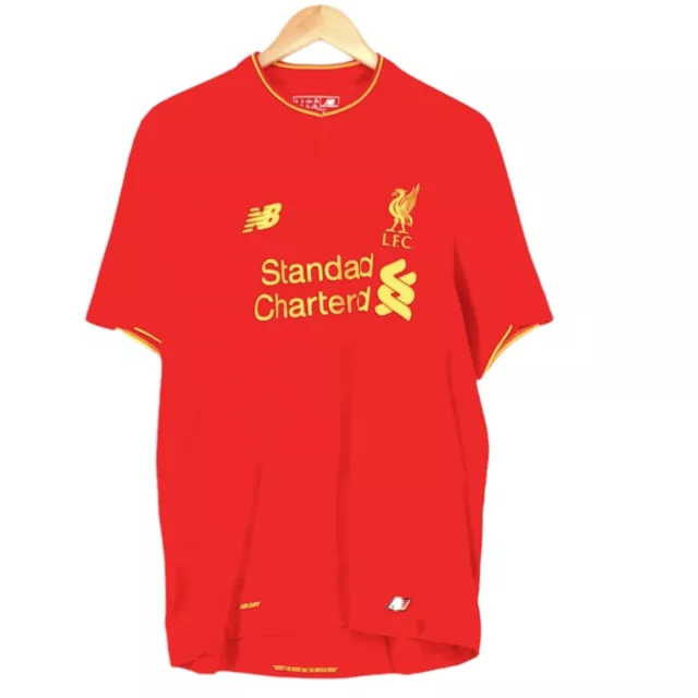 Football Liverpool Chemise Domicile Jersey New Balance 2016-2017 - Large