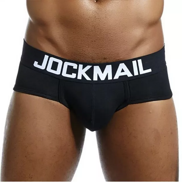 Homme sous-Vêtement Respirant Maille U Convexe Sport Boxer Slip Jockmail 3