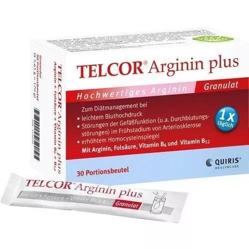 TELCOR Arginin plus Btl. Granulat, 30 St PZN 05520750 neu