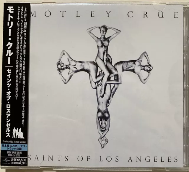 Motley Crue CD Saints Of Los Angeles Japanese Mint 2 Bonus Tracks Nikki Sixx