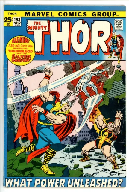 Thor Vol 1 #193 Marvel VG+ (1971)