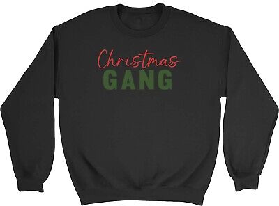 Christmas Gang Xmas Mens Womens Sweatshirt Jumper Gift