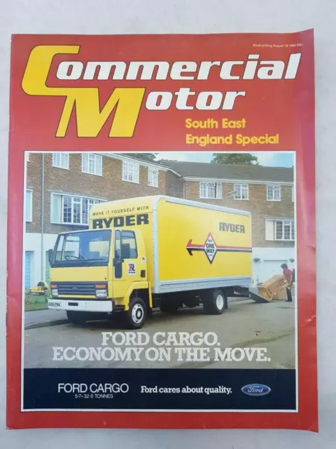 COMMERCIAL MOTOR MAGAZINE AUG 18 1984 South East England Special