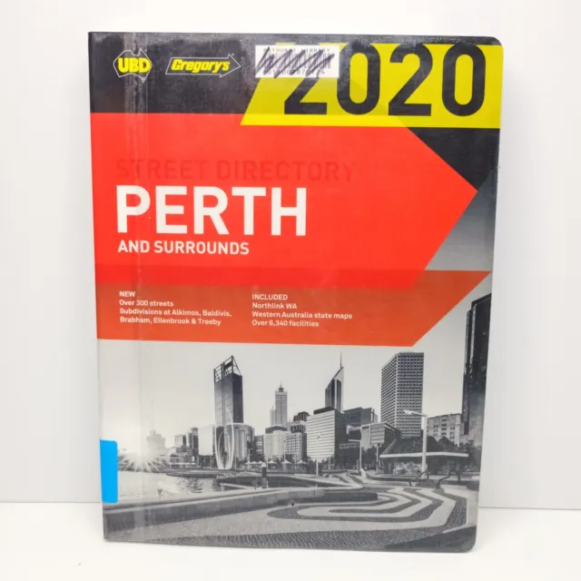 Perth and Surrounds Street Directory UBD Gregory's 2020