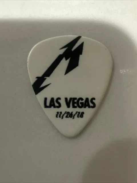 Metallica Worldwired Guitar Pick Las Vegas 11/26/18