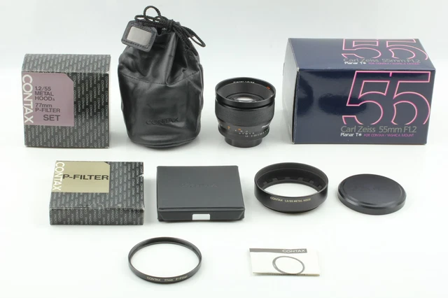 [Unbenutzt] Contax Carl Zeiss Planaren 55mm F1.2 Mmg 100 Jahre Linse Form Japan