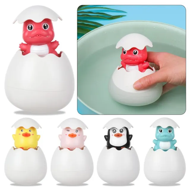 Shower Spray Water Baby Bathing Toys Duck Penguin Dinosaur Egg Cartoon Animal