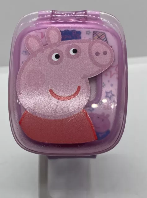 VTECH PEPPA PIG Learning Toy Watch Pink Kids/Girls HAS Sound Games Cute Works 3